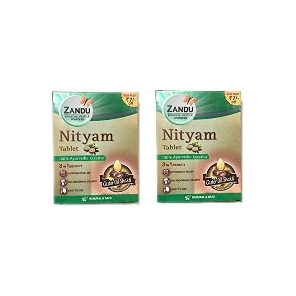 LOGY Zandu Nityam 10 Lot de 12 tablettes