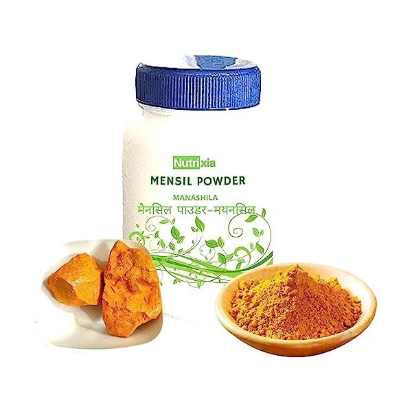 LOGY Mensil Poudre de churna-Menshil-Poudre de Manashila-Mayansil 100 GMS 