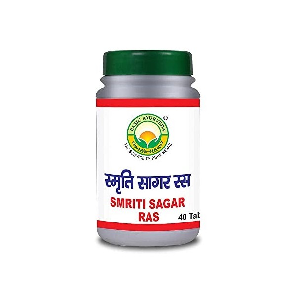 LOGY Basic Ayurveda Smriti Sagar Ras 40 comprimés