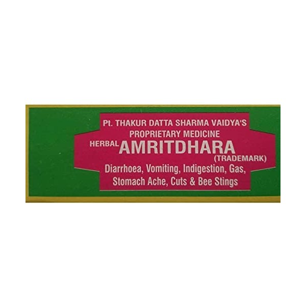 QURA Amritdhara ayurvédique pour tous les problèmes de santé Pocket Doctor 12 ml - Lot de 5