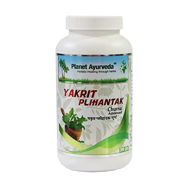 PUB Planet Ayurveda Yakrit Plihantak Churna Advanced - 200 g pour les problèmes de foie