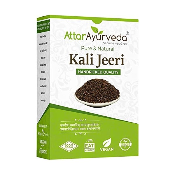 QURA Ayurveda Original Kali Jeeri – 100 g