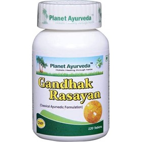 CROW Planet Ayurveda Gandhak Rasayan 120 comprimés