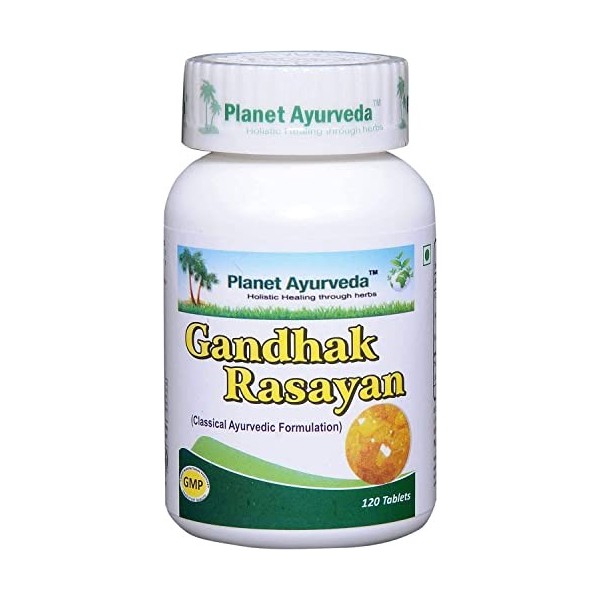 CROW Planet Ayurveda Gandhak Rasayan 120 comprimés