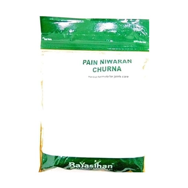 CROV Douleur ayurvédique Niwaran Churna, jaune, 135 g