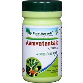 QRA Planet Ayurveda Aamvatantak Churna Lot de 2 boîtes de 100 g