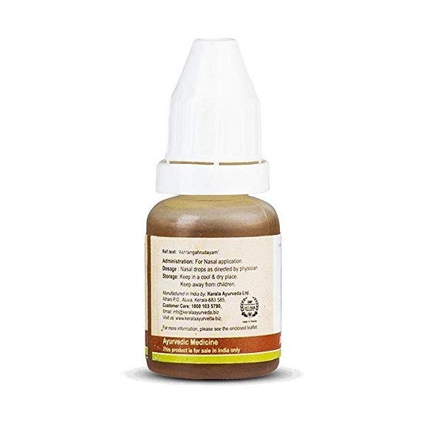 Kerala Ayurveda Anu Thailam 10 Ml emballage peut varier 