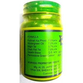 M.P. Monison Baume ayurvédique pour la douleur 100 g - Lot de 2