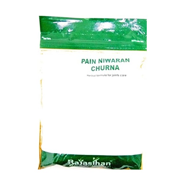 CROV Ajasthan Herbals Ayurvédique Pain Niwaran Churna, jaune, 135 g
