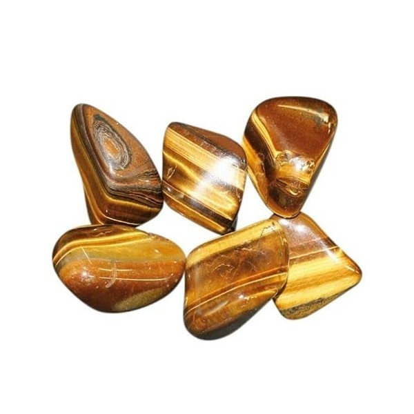 Oeil de Tigre Roulée de 2 à 3 cm, Pierre naturelle Lithothérapie, 1 Unité