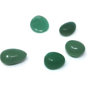 Aventurine Verte Pierre Naturelle Lithotherapie - Ensemble de 5 pierres naturelles, équilibre votre énergie vitale