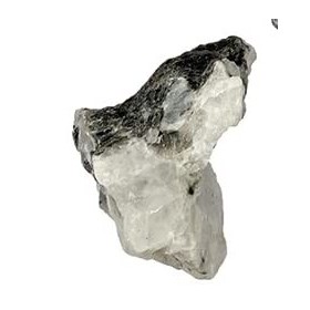 Pierre de lune avec Mica Biotite Provenant dInde, pierre naturelle brute pour soin ou collection …