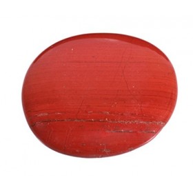 Pierre à disque Jaspis rouge.