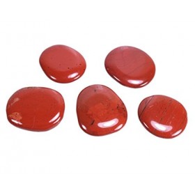 Pierre à disque Jaspis rouge.