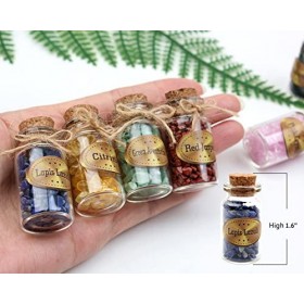 vuUUuv Ensemble de Cristaux de Guérison et Pierres Tombées pour Yoga, Reiki ou Rituel ，Méditation - Sélénite avec Energie de 