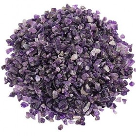 Shanxing Roulée Polies Pierres Précieuses et Minérales,Mini Irrégulière Cristal Guérison Décoration,Améthyste environ 460 gra