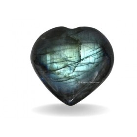 Crystal Heart Palm Stone - Pierre dinquiétude de massage de poche pour léquilibrage naturel du chakra du corps, la guérison