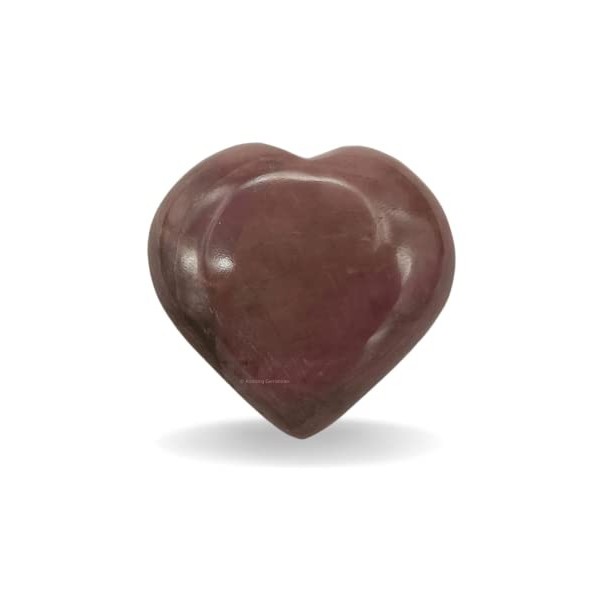 Crystal Heart Palm Stone - Pierre dinquiétude de massage de poche pour léquilibrage naturel du chakra du corps, la guérison