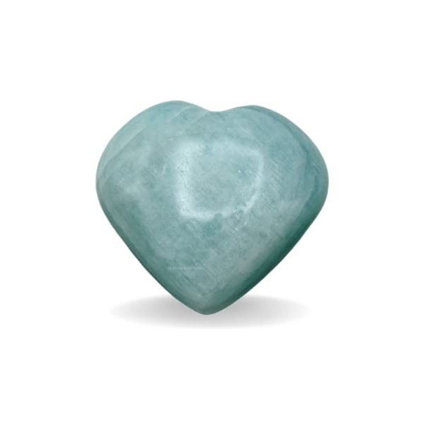 Crystal Heart Palm Stone - Pierre dinquiétude de massage de poche pour léquilibrage naturel du chakra du corps, la guérison