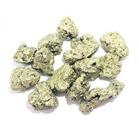 Crystalmiracle Golden Pyrite Gemstone Rock Cluster Cristal Guérison Reiki Feng Shui Cadeau Énergie Psychique Paix Bien-être F