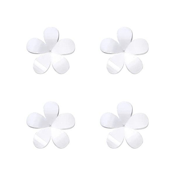 Petit Frais Cinq pétale Fleur Ongles Bijoux Blanc perceuse à Ongles résine Trois Dimensions Petite Fleur Ongles décoration Sp