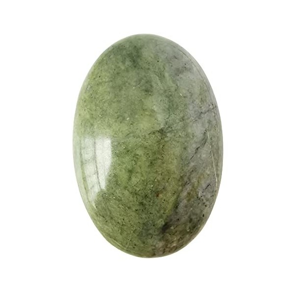 Lovionus89 Aventurine verte - Pierres de guérison ovales naturelles pour spa
