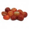 Carnelian Tumble Stone Brazilian 20-25mm - 5 Pack