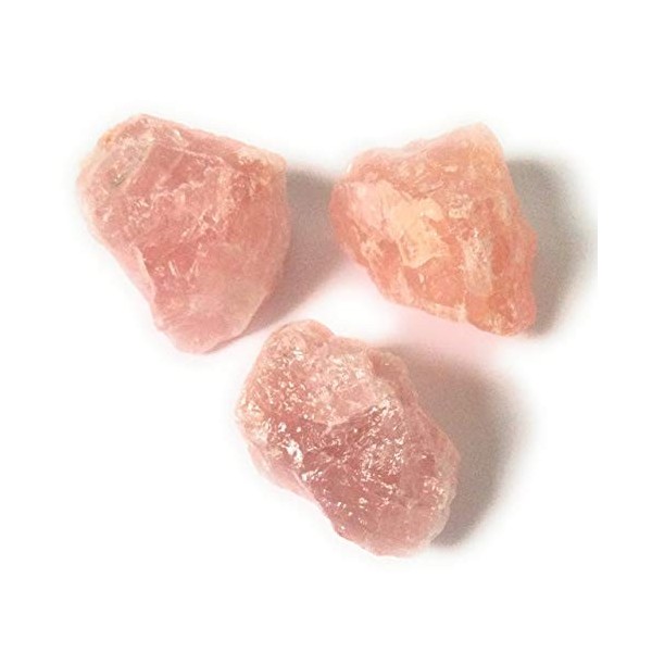 1 pierre de cristal de quartz rose rugueuse – 80 g – Cristal de guérison – Amour, compassion, estime de soi – Thérapie par le