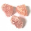 1 pierre de cristal de quartz rose rugueuse – 80 g – Cristal de guérison – Amour, compassion, estime de soi – Thérapie par le