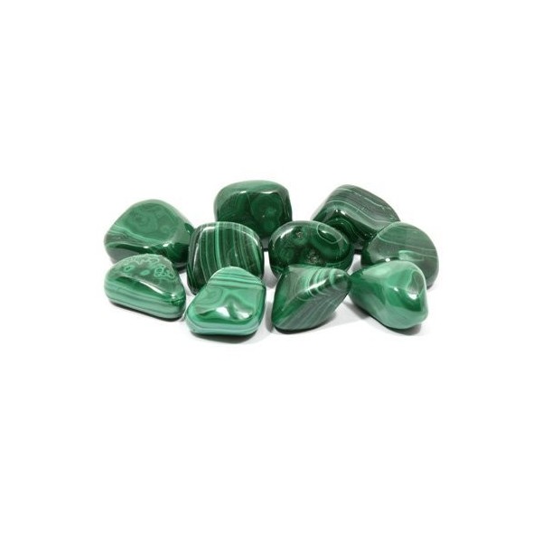 CrystalAge Malachite Tumble Pierre 20-25 mm - 5 Pack