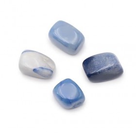 Aventurine Bleue Pierre Roulée Cubique de 2 à 3 cm, 1 Unité