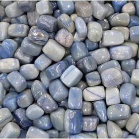 Aventurine Bleue Pierre Roulée Cubique de 2 à 3 cm, 1 Unité