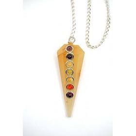 PENDULE VENTURINE 7 CHAKRAS