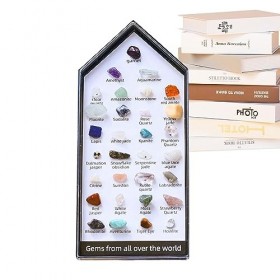 SPANN Trousse dminerai minéral - Cristaux géologie la Collection minéraux Roche | Parure Minerais Bruts, Cristaux Géologie, 