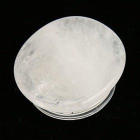 Pierres Téléphone Poignée Ovale Soulager la Pression Détendre Stable Portable énergie de Guérison Pierre Support pour Télépho