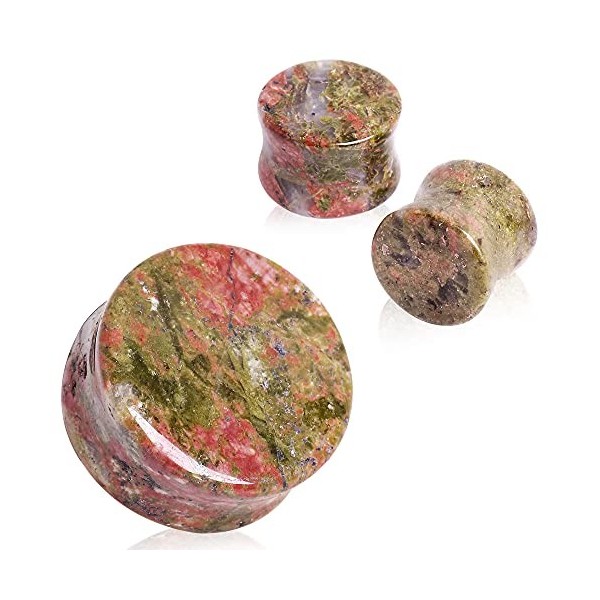 Cheville de selle en pierre dunakite naturelle 5 mm x, Métal