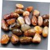 Artibetter Pierre DAgate Irrégulière Galets De Sardonyx Pierre De Souci Suivre La Forme Agate De Soie 10 Pièces