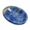 Sodalite Crystal Thumb Worry Stone - Cristal naturel et pierres de guérison