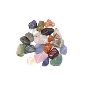 Pierres précieuses polies, Reiki de poche, Chakra, roches minérales, paquet de 100g 18 à 21 pierres Taille : Mélange moyen 