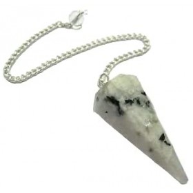 arc-en-ciel Pierre de Lune Dowser Cône Pendule Cristal Guérison pour Cadeau Reiki Wellness Énergie Positive puissante