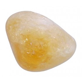 Lebensquelle Plus Pierres roulées de qualité supérieure - Gemmes polies agréables au toucher citrine, taille M 
