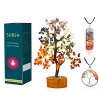 Cristaux de quartz rose et pierres de guérison,Arbre de vie en quartz rose,Cristaux,Accessoires de méditation haut de gamme,C