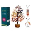 Cristaux de quartz rose et pierres de guérison,Arbre de vie en quartz rose,Cristaux,Accessoires de méditation haut de gamme,C