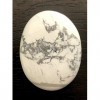 CRYSTALMIRACLE Howlite gemme unique souci pierre cristal guérison Reiki Feng Shui cadeau bien-être paix méditation pouce pier