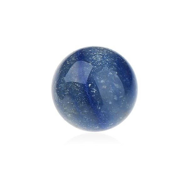 NKlaus 14897 Décoration en quartz bleu naturel en forme de boule 30 mm