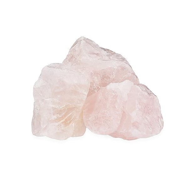 NKlaus 14866 Lot de 500 g de pierres énergétiques en quartz rose naturel