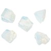 OLYCRAFT 200g 5pcs Opale Éthiopienne Pierre Précieuse Sans Trou Opalite Perles Brutes Irrégulières Opale Éthiopienne Cristaux