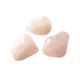 Quartz Rose Extra Roulée de 1 à 2 cm, Pierre naturelle Lithothérapie, 1 Unité