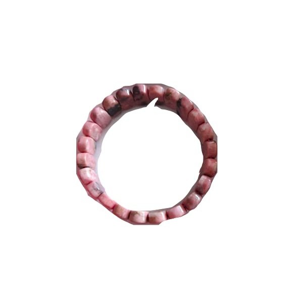 Bracelet plat en Rhodonite