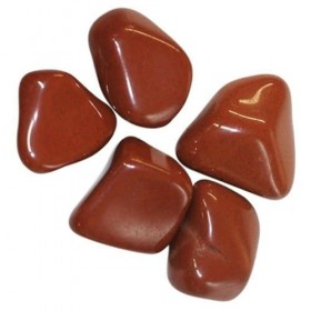 Jaspe Rouge Roulée de 2 à 3 cm, Pierre naturelle Lithothérapie, 1 Unité